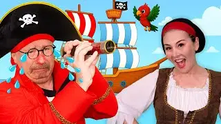 Boo Boo Pirate 🏴&zwj;☠️ A Pirate Went to Sea Sea Sea | Fun Pirate Kids Song