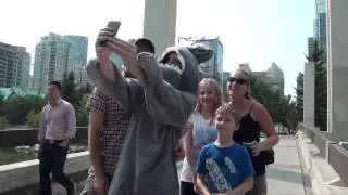 98.5 VIRGIN Radio Shark Selfie's with TJ