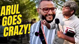 Mohammed Hijab's Epic Entrance Makes Uncivil Arul Go Crazy! Speakers Corner