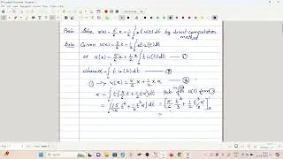 Direct Computation Method for Fredholm Integral Equations