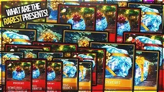 RAREST CHRISTMAS PRESENTS to HAVE! Madden Mobile 18 - BEST PRESENT LIST!