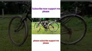 build a motorized bike at home || #shorts