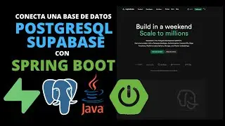 Conecta una base de datos PostgreSQL de Supabase con Spring Boot