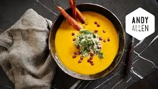 How To Make Coconut Carrot Soup with Coconut Oil | H2Coco pledge | Andy Allen