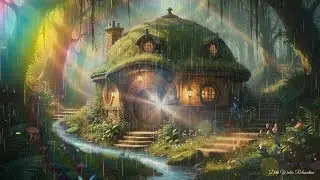 森の奥の小さな家と雨｜432㎐ヒーリングアンビエント・眠りへ導く雨音