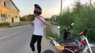 Покатушка на пите / встретил мотоциклистов / Progasi smart 150