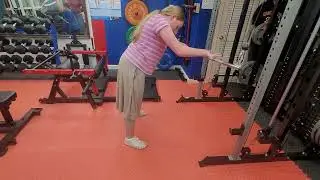 13 YO JoAnna working that core. Strong core and strong abs. Get it strong and keep it strong.