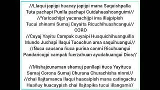 SALMISTA IGNACIO CAIZAGUANO #CUYAJ YAYITU_CAMBAK_CUYAIPI HUAQUICHIHUANGUILLA