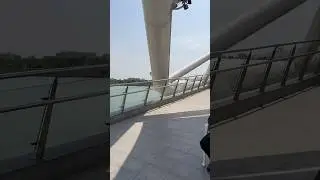 Ahmedabad #atalbridge #ahemdabad #sabarmati #gujarat #india #travel #bridge #walkthrough #riverside