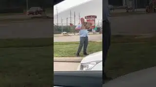 Man Hilariously Begs for Beer Money on Roadside with Sign#beer #funny #humor #begging