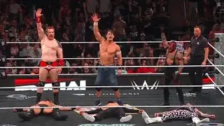 The judgement day vs jhon cena , rey mysterio & sheamus full match 