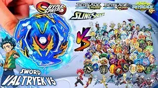 SWORD VALTRYEK V5 VS ALL BEYBLADE BURST RISE GACHI TURBO GT BEYS HYPERSPHERE ベイブレードバーストガチンコ