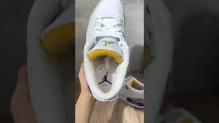 Unboxing Look Air Jordan 3 White Purple