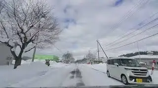 【ドラレコ】新春の国道282号線  ～ 道の駅 かづの あんとらあ 【2026.1.2】