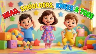 Head, Shoulders, Knees & Toes 👶 Action Song for Kids | Fun Learning Song | MeliMelo Kids