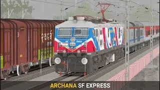 12355 Archana SF Express | Train Simulator | Lucknow - Varanasi | Indian Train | Tamil Play Games