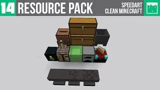 CLEAN MINECRAFT | E14 | Resource Pack Speedart