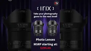 Introducing IRIX's NEW Photo Lenses!
