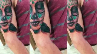 Mac Grommet   Day of the dead tattoo Highlight