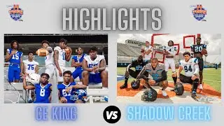 CE King vs Shadow Creek HIGHLIGHTS || TXHSFB Playoffs