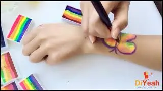 Pro rainbow body paint halloween face painting makeup pigment 50g/piece multicolor series temporary