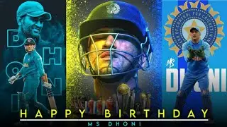 Ms Dhoni Birthday Status 🔥 Dhoni Birthday Status 😍 Happy Birthday Thala Dhoni 🔥 Status 4k Tamil 🔥