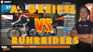 RuhrRiders vs Andre Greipel im Livestream | Platz 1 und 3 | Zwift Race