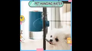 Renna's Pet Hanging Water Food Bowl Feeder Dog Bowl Cat Bowl Pet Bowl Dog Food Bowl Cat Food Bowl