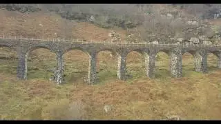MTB Ride Callander to Glen Ogle Viaduct National Cycle Route 7 Go Pro Hero 7 and 5 DJI Mavic Pro
