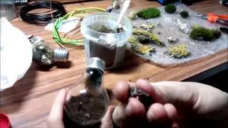 Como hacer un Jard&iacute;n en una Bombilla - Reciclar Bombilla