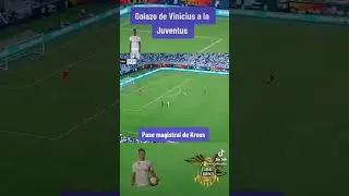 Pase magistral de Kroos y golazo de Vinicius JR ante la Juventus! #cr7 #viral #futbol #vinicius