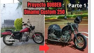 PROYECTO BOBBER Dinamo Custom 250 (copia de Honda Rebel 250) Parte 1