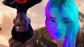 Miles gives Gwen a Flower (Miley Cyrus - Flowers Spider Man: Across the Spider-Verse Parody)