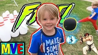 Maverick Versus Street Fighter Боулинг |Гигантский надувной боулинг