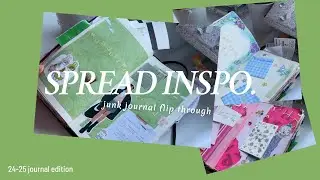 SPREAD INSPO! junk journal flip through