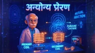 🧲 अन्योन्य प्रेरण (Mutual Induction) | Class 12 PhysicsMutual Inductance Explained in Hindi | #banku
