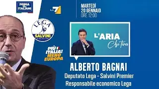 🔴 Interventi dell'On. Alberto Bagnai ospite a 