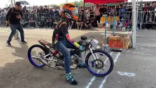 drag bike sleep engine 200cc jupiter z
