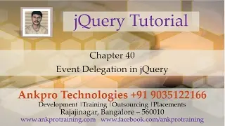 jQuery 40 - Events 10 - Event Delegation