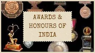 Awards & Honours of India (Nitin Singhania-Indian Art & Culture)| NET/UPSC/IAS- Dr  Veenus Jain