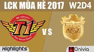 SKT vs E8W Highlights Game 2 LCK SUMMER 2017 SK Telecom T1 vs Ever8 Winners G2