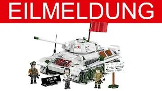 Eilmeldung: COBI 2594 Panzerkampfwagen T-34 747 (r) Limited Edition
