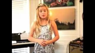 Harper Gruzins sings National Anthem
