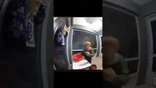 Kid steals all Halloween candy then flicks off camera