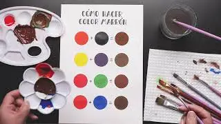 🟤Cómo hacer 𝗖𝗢𝗟𝗢𝗥 Marrón ⭐ 𝟰 formas