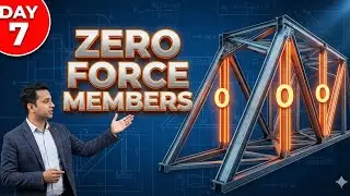 Engineering Mechanics Day 7: Trusses, Zero Force Members & Method of Sections