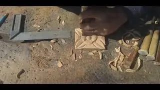 small flower design wood carving MDF hand make work carving flower design