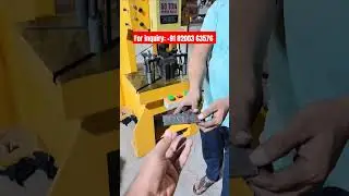 C Type Power Press 50ton #hydraulicpress #metalpress #machine #startup #makeinindia #bangalore