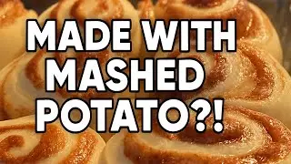 The Secret To Fluffy Cinnamon Rolls? Mashed Potatoes. 🤯🤗✨￼