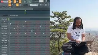 Making beats on a Mountain Top in Korea *Vlog*